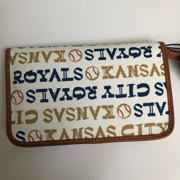 Dooney & Bourke Kansas City Royals Wristlet - Picture 4 of 9